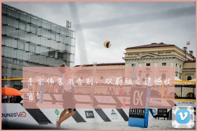 李宗伟落泪告别,双蔚组合遗憾收官!